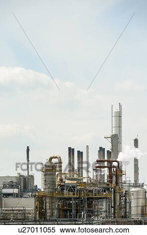 Infrastructure of factory View Large Photo Image Stock Photography - Infrastructure of factory. Fotosearch