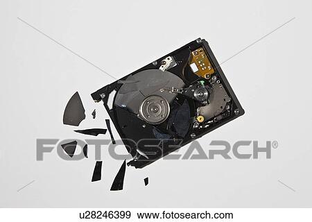 Stock Photo - Pile of smashed computer parts. Fotosearch