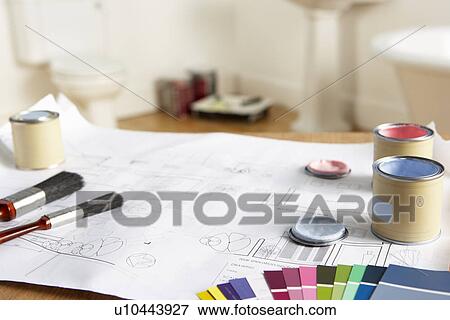 Decorating tools and materials View Large Photo Image Stock Photo - Decorating tools and materials. Fotosearch