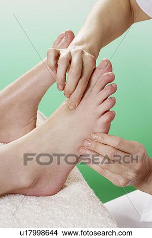 Detail woman having foot massage View Large Photo Image Picture - Detail woman having foot massage. Fotosearch