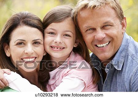 Family outdoors View Large Photo Image Stock Photo - Family outdoors. Fotosearch