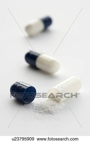 Opened medicinal capsule View Large Photo Image Stock Photo - Opened medicinal capsule. Fotosearch