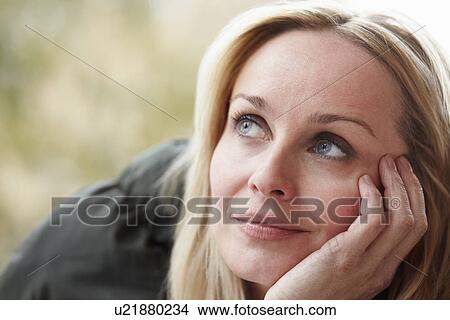 Outdoor Portrait Of Woman Wearing Winter Clothes View Large Photo Image Picture - Outdoor Portrait Of Woman Wearing Winter Clothes. Fotosearch