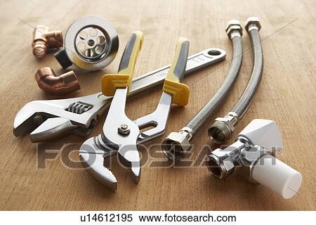 Plumbing tools and materials View Large Photo Image Stock Photography - Plumbing tools and materials. Fotosearch