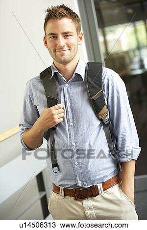 Student in college View Large Photo Image Stock Image - Student in college. Fotosearch
