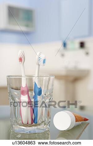 Toothbrushes and toothpaste View Large Photo Image Stock Image - Toothbrushes and toothpaste. Fotosearch