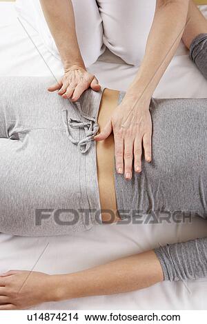 Woman having Shiatsu massage View Large Photo Image Picture - Woman having Shiatsu massage. Fotosearch