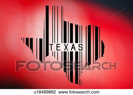 Bar code with 'Texas' spelled inside View Large Photo Image Stock Image - Bar code with 'Texas' spelled inside. Fotosearch