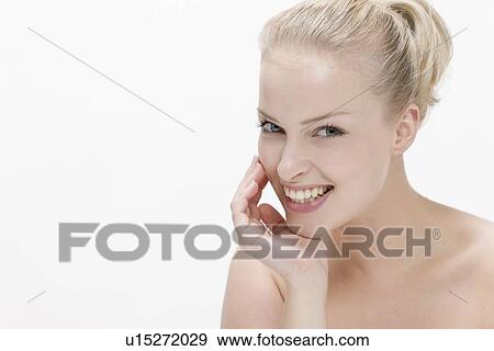 Stock Photo - Beauty portrait of woman. Fotosearch