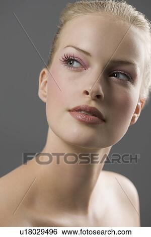 Stock Photograph - Beauty portrait of woman. Fotosearch
