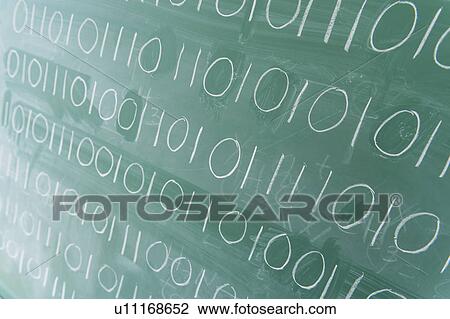 Binary code on blackboard View Large Photo Image Stock Image - Binary code on blackboard. Fotosearch