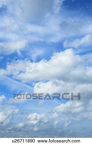 Blue sky and white clouds View Large Photo Image Stock Image - Blue sky and white clouds. Fotosearch