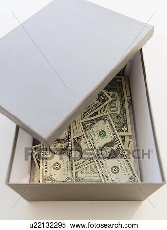 Box full of dollar banknotes View Large Photo Image Stock Photography - Box full of dollar banknotes. Fotosearch