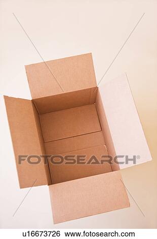 Close-up of open carton box View Large Photo Image Stock Photograph - Close-up of open carton box. Fotosearch