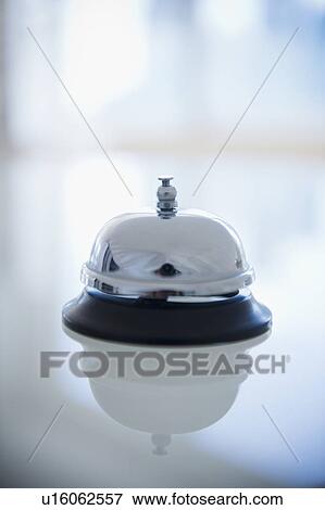 Stock Photo - Close-up view of small bell . Fotosearch