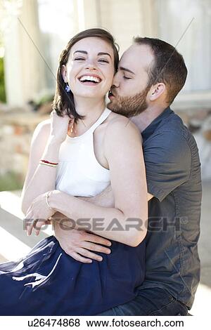 Stock Photo - Happy young couple together. Fotosearch