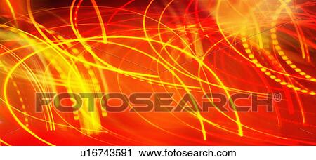 Stock Image - Light trails. Fotosearch