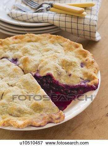 Stock Photo - Pie on table. Fotosearch