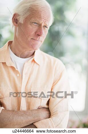 Picture - Portrait of senior man. Fotosearch