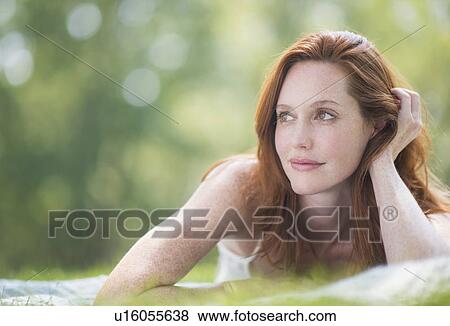 Stock Photo - Portrait of woman. Fotosearch