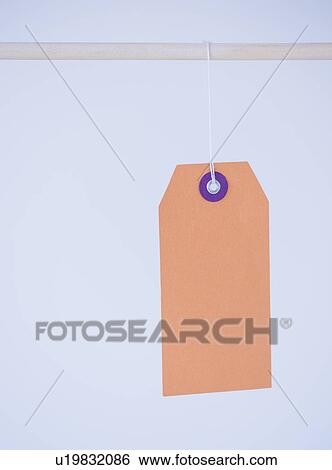 Stock Photograph - Studio shot of price tag. Fotosearch