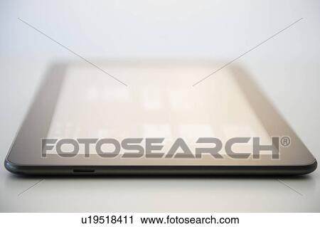 Stock Image - Studio Shot of tablet PC. Fotosearch