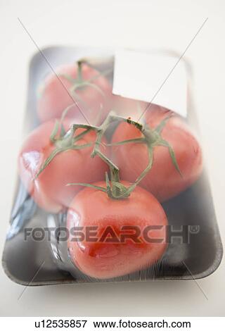 Tomatos in packaging View Large Photo Image Stock Photo - Tomatos in packaging. Fotosearch