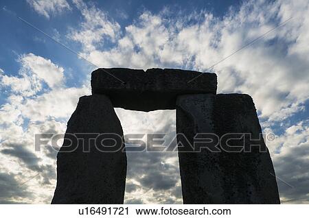 Stock Image - UK, England, Wiltshire, Stonehenge monument. Fotosearch