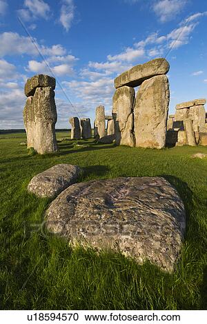 Stock Image - UK, England, Wiltshire, Stonehenge monument. Fotosearch