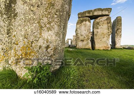 Stock Photo - UK, England, Wiltshire, Stonehenge monument. Fotosearch