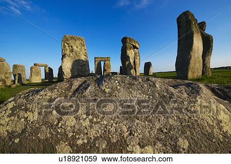 Stock Photo - UK, England, Wiltshire, Stonehenge monument. Fotosearch