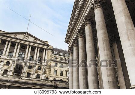 UK, London, Bank of England and Royal Exchange View Large Photo Image Stock Image - UK, London, Bank of England and Royal Exchange. Fotosearch