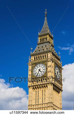 UK, London, Detail of Big Ben View Large Photo Image Picture - UK, London, Detail of Big Ben. Fotosearch