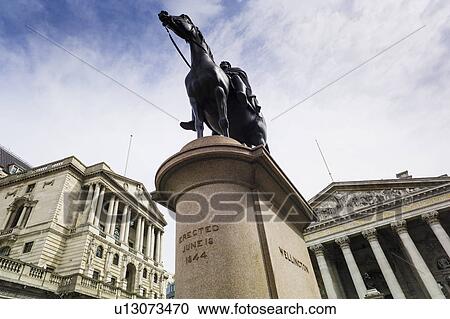 Stock Image - UK, London, Duke of Wellington Statue. Fotosearch