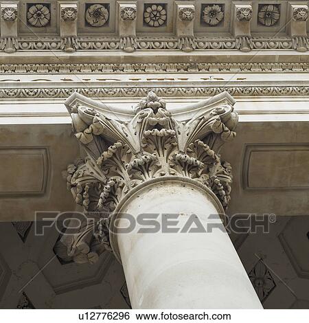 UK, London, Royal Exchange, Detail of column View Large Photo Image Stock Photograph - UK, London, Royal Exchange, Detail of column. Fotosearch