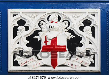 UK, London, Tower Bridge crest View Large Photo Image Stock Photo - UK, London, Tower Bridge crest. Fotosearch