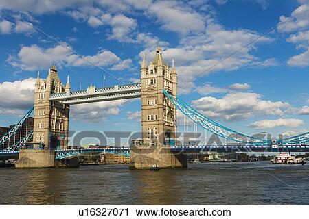 Stock Image - UK, London, Tower Bridge. Fotosearch