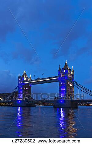 Stock Image - UK, London, Tower Bridge. Fotosearch
