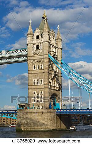 UK, London, Tower Bridge View Large Photo Image Stock Photo - UK, London, Tower Bridge. Fotosearch