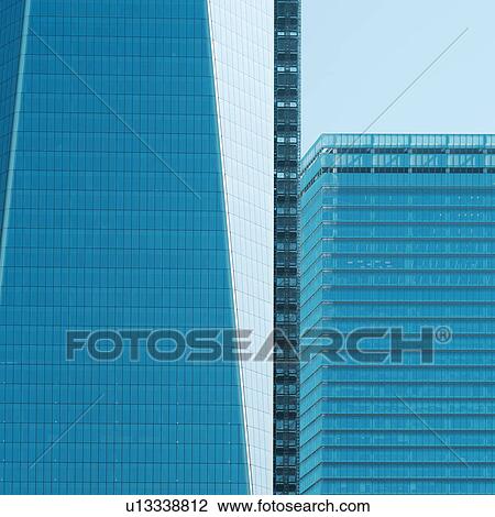 USA, New York City, Abstract shot of office block exterior View Large Photo Image Stock Image - USA, New York City, Abstract shot of office block exterior. Fotosearch