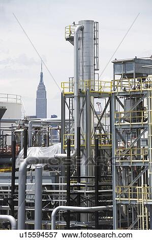 Stock Photo - USA, New York City, Industrial area. Fotosearch