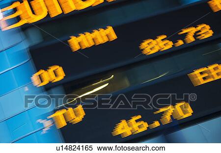 USA, New York, New York City, Close-up of trading board View Large Photo Image Stock Photography - USA, New York, New York City, Close-up of trading board. Fotosearch