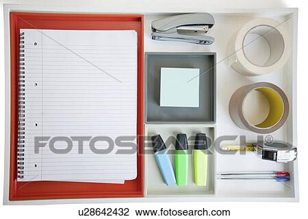 Close-up of office equipments View Large Photo Image Stock Image - Close-up of office equipments. Fotosearch