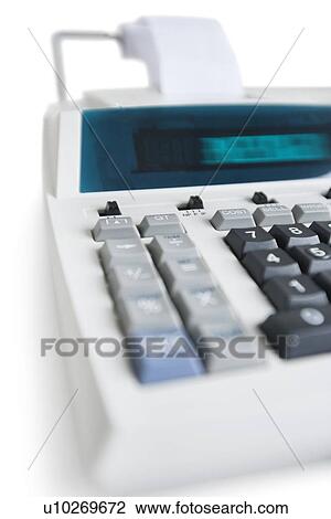 Stock Image - Close-up of pushbuttons of financial calculator. Fotosearch