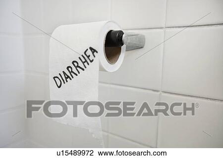 Close-up of toilet paper roll with diarrhea written in bathroom View Large Photo Image Stock Image - Close-up of toilet paper roll with diarrhea written in bathroom. Fotosearch