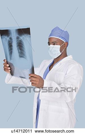 Male doctor analyzing x-ray report over light blue background View Large Photo Image Stock Image - Male doctor analyzing x-ray report over light blue background. Fotosearch