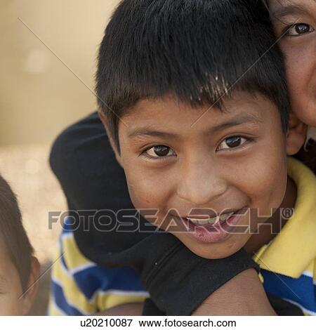 Close-up of a boy smiling, Zona 1, Guatemala City, Guatemala View Large Photo Image Stock Photo - Close-up of a boy smiling, Zona 1, Guatemala City, Guatemala. Fotosearch