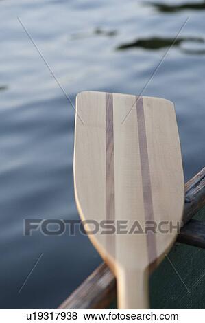 Close-up of an oar, Lake of the Woods, Ontario, Canada View Large Photo Image Stock Photo - Close-up of an oar, Lake of the Woods, Ontario, Canada. Fotosearch
