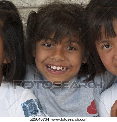 Close-up of girls smiling, San Jose Pinula, Department of Guatemala, Guatemala View Large Photo Image Picture - Close-up of girls smiling, San Jose Pinula, Department of Guatemala, Guatemala. Fotosearch