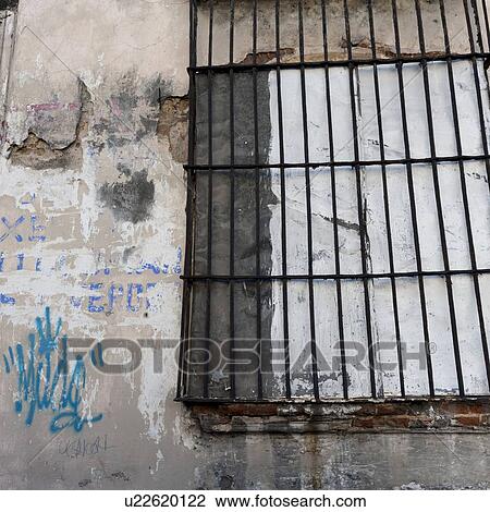Grilled window on a weathered wall, Zona 1, Guatemala City, Guatemala View Large Photo Image Stock Image - Grilled window on a weathered wall, Zona 1, Guatemala City, Guatemala. Fotosearch